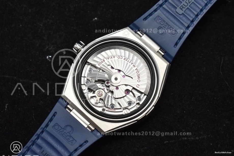 Blue SS Breathable Edition Best Ceramic Strap Super Blue Dial A8900 546 on 1:1 Constellation Gummy VSF Blue Clone 1209